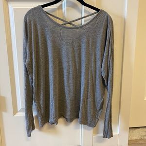 Forever21 Grey Long Sleeve Top